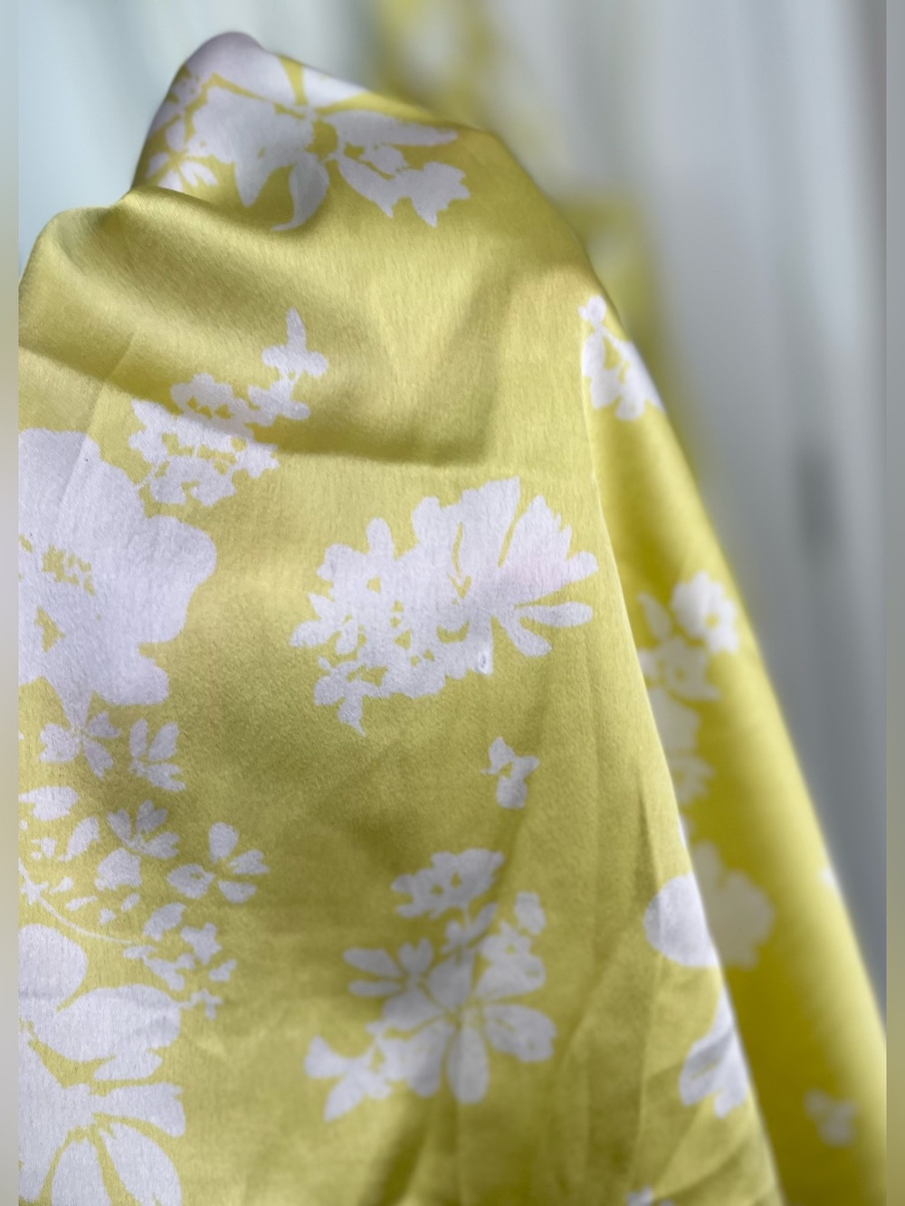 ☀️🔥Elan Lemon Yellow and White Floral Halter Maxi Dress🔥🌞 - Picture 7 of 7